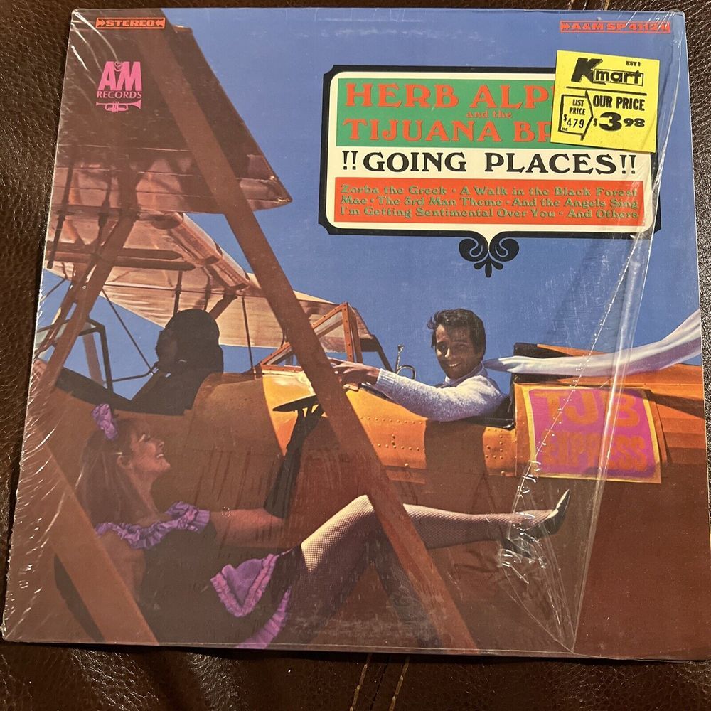 Herb Albert And The Tijuana Brass Going Places LP Shrink